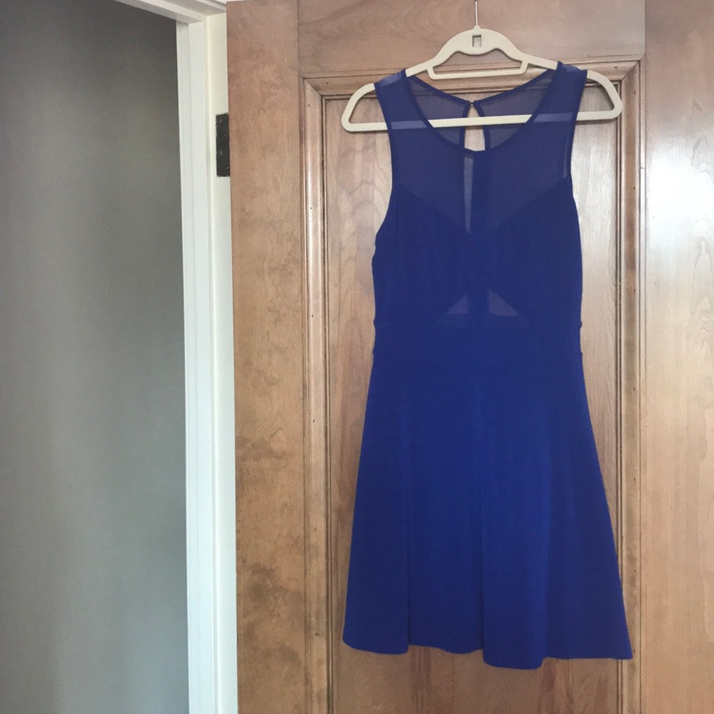 Blue Sorority formal dress